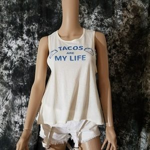 Chaser Tacos Are My Life Muscle Tee